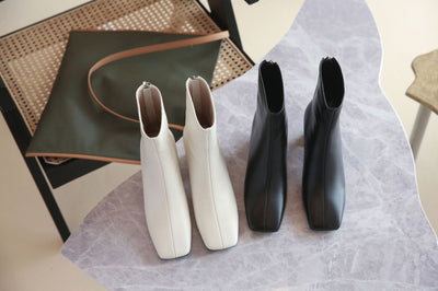 Botas de Cuero Premium con Diseño Minimalista