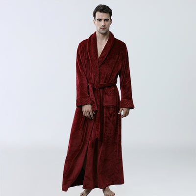 Pijama Térmico Coral para Hombre - Bata de Casa Acogedora y Abrigada - Image 6