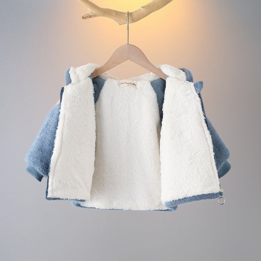 Abrigo Infantil de Invierno en Terciopelo Mink con Forro Térmico - Image 16
