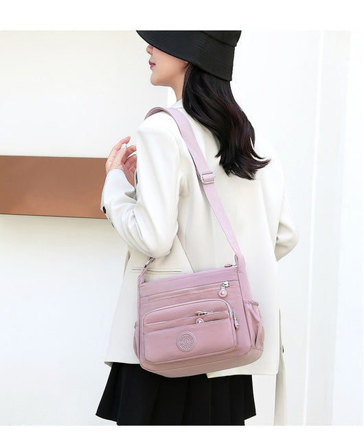 Bolsa Crossbody de Nylon Ligera con Gran Capacidad - Image 30
