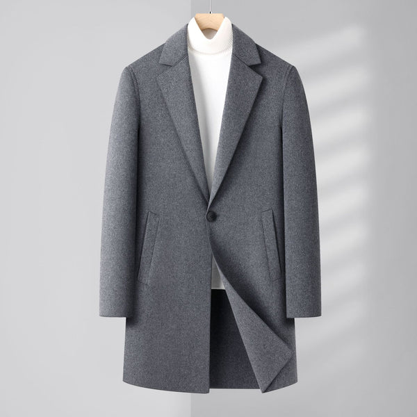 Abrigo de Lana Reversible para Hombre - Otoño e Invierno