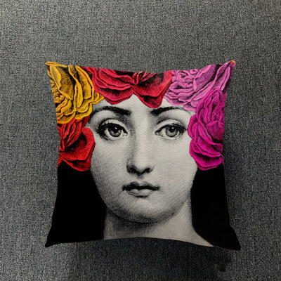 Funda de Almohada de Algodón y Lino para Sala de Estar - Image 33