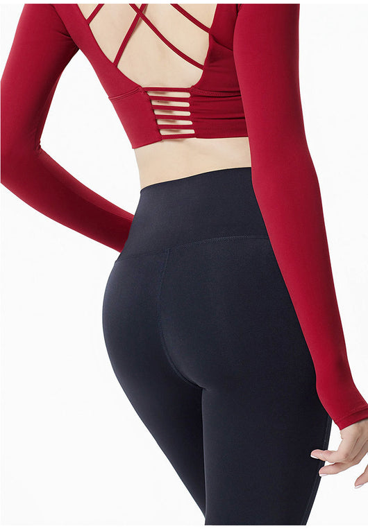Pantalones Deportivos Cintura Alta Sin Costuras con Forro Térmico - Image 5