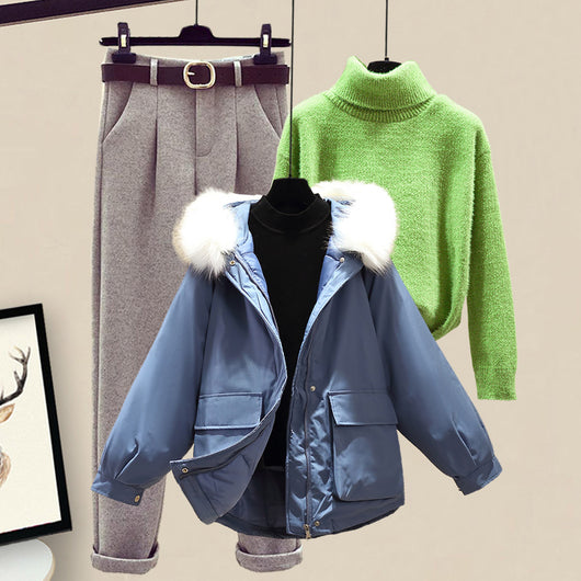 Conjunto de Sudadera Acolchada de Algodón para Mujer - Image 24
