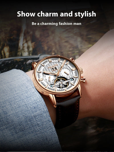Reloj Automático Tourbillon Multifunción para Hombre - Image 20