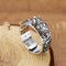 Little Pixiu Heart Sutra Ring Men And Women Lucky Plateado Pixiu new