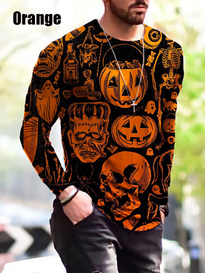 Camiseta Manga Larga Estampada para Hombre - Diseño Otoño Invierno - Image 9