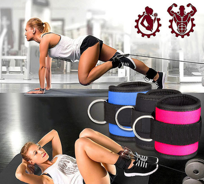 Pesas de Tobillo Ajustables con Hebilla D-Ring para Entrenamiento de Fuerza - Image 14