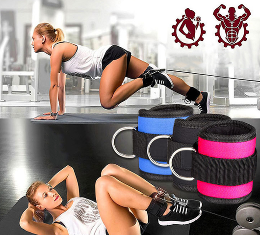 Pesas de Tobillo Ajustables con Hebilla D-Ring para Entrenamiento de Fuerza - Image 14