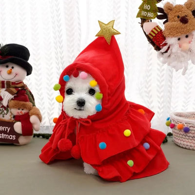 Capa Transformable para Mascotas - Abrigo Navideño Reversible Perros y Gatos - Image 3