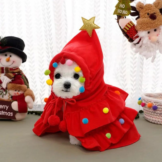 Capa Transformable para Mascotas - Abrigo Navideño Reversible Perros y Gatos - Image 3