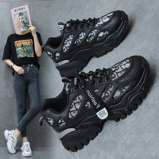 Zapatos Deportivos para Mujer Tipo Daddy Shoes - Malla Transpirable y Versátil - Image 3