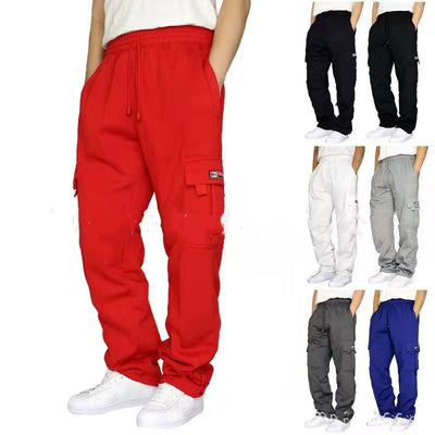 men's pants, sweatpants, red, jogger, sporty, casual
