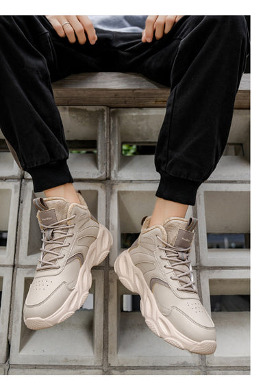 Zapatos de Algodón Gruesos para Hombre - Comodidad Casual y Deportiva - Image 17