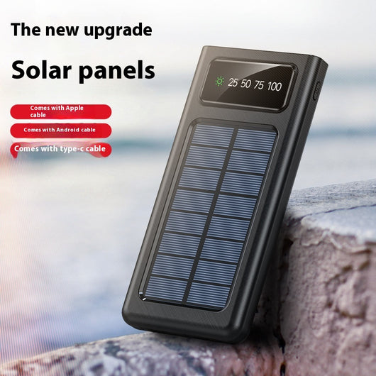Batería Solar Portátil de 4 Cables para Teléfonos Móviles - Image 3
