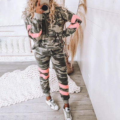 Sudadera Deportiva con Capucha para Casa - Conjunto Cómodo de Manga Larga - Image 9