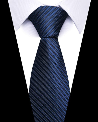 Corbata Ejecutiva a Rayas 8cm - Elegancia Profesional - Image 47