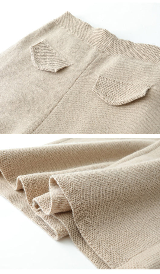 Pantalones de Cashmere Anchos de Cintura Alta - Diseño Elegante y Favorecedor - Image 31