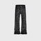 Pantalones Negros de Pierna Ancha con Corte Slim