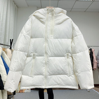 Chaqueta de Plumón Blanco Estilo Coreano - Image 15