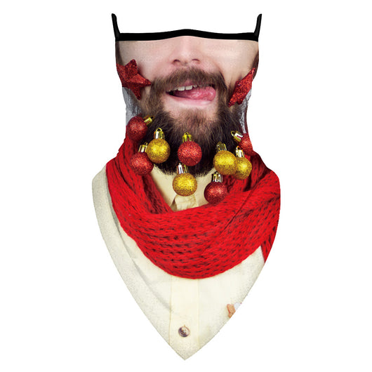Máscara Navideña 3D con Barba Mágica - Image 9