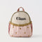 Mochila Escolar Infantil con Bordado de Manzana Cute Spliced Mini