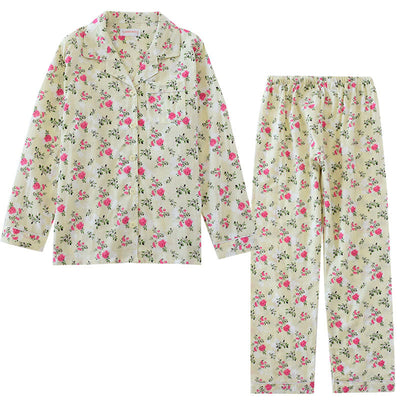 Pijama Estilo Pastoral Japonés para Mujer - Algodón Gasa Manga Larga - Image 20