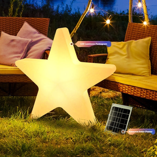 Estrella LED Luminosa Recargable con Control Remoto