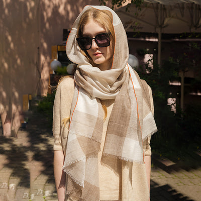 Pashmina Degradada Primavera Otoño en Cashmere Premium - Image 17