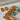 Vintage Amber Glass Crystal Geometric Square Stud Earrings
