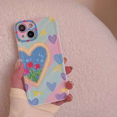 Funda para Celular con Diseño de Tulipanes Arcoíris - Image 6
