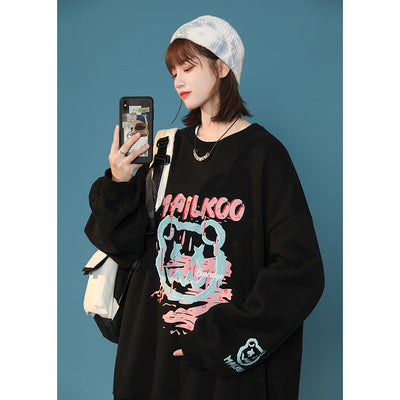 Sudadera Hip Hop Mujer Tendencia Urbana Ins - Image 4