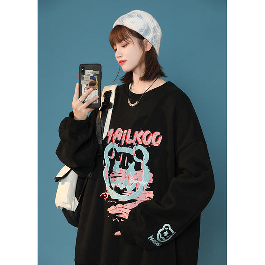 Sudadera Hip Hop Mujer Tendencia Urbana Ins - Image 4