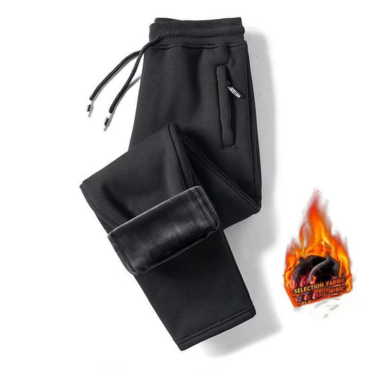 Pantalones Casuales Deportivos de Lana Cachemir Gruesa para Hombre - Image 3