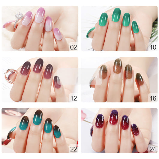 Esmalte de Uñas Termocromático Impermeable - Colores Otoño Invierno - Image 8
