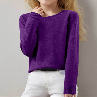Suéter Cuello Redondo Versátil para Otoño e Invierno - Image 21