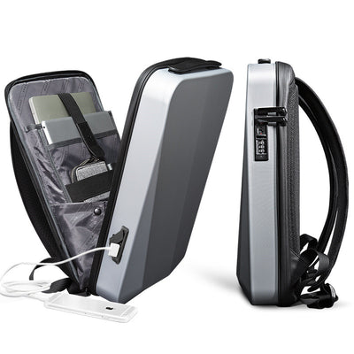 Mochila Ejecutiva Impermeable con Compartimento para Laptop - Diseño Profesional en Carcasa Rígida - Image 3