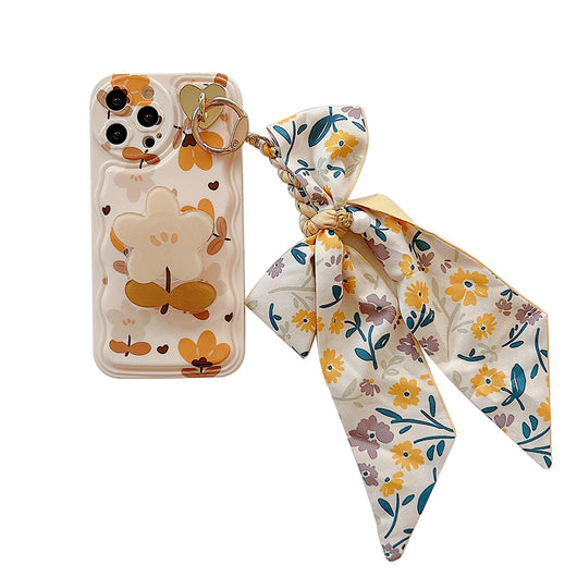 Funda para Celular Seda con Flores y Hojas Otoñales - Image 18