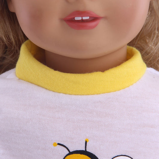 Muñeca Infantil con Traje de Rayas Coloridas - Image 14