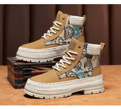 Botas de Trabajo Altas Versátiles para Hombre - Estilo Casual Imprescindible - Image 13