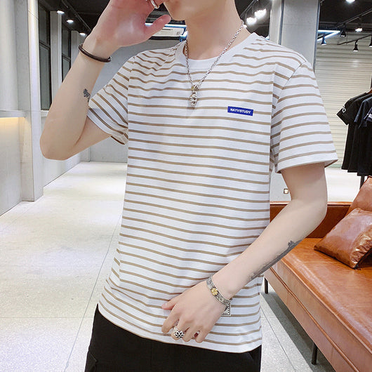 Camisa Casual de Rayas para Hombre - Estilo Relajado - Image 8
