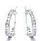 Aretes de Aro Plata con Diamantes - Elegancia Versátil