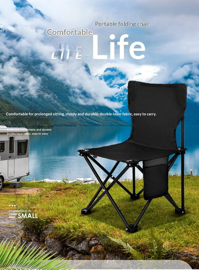 Juego de Mesa y Silla Plegable con Respaldo para Camping - Image 11