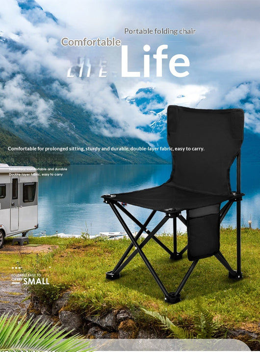 Juego de Mesa y Silla Plegable con Respaldo para Camping - Image 11