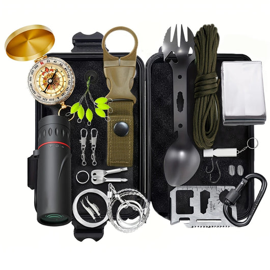 Kit Completo de Campismo y Supervivencia Outdoor