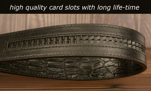 Cinturón para Hombre con Hebilla Automática Estilo Retro Cabeza de Buey - Image 15