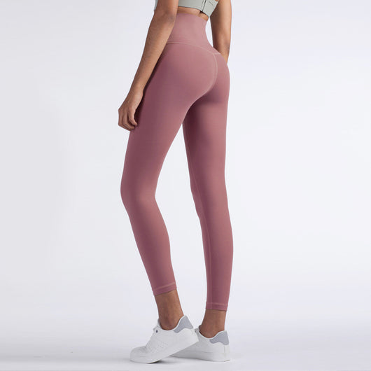 Pantalones Yoga Cintura Alta Levanta Glúteos Nude Piel Sensible - Image 11