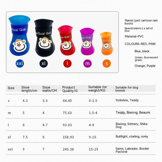 Botas Impermeables para Gatos y Mascotas - Suela Antideslizante Suave - Image 11