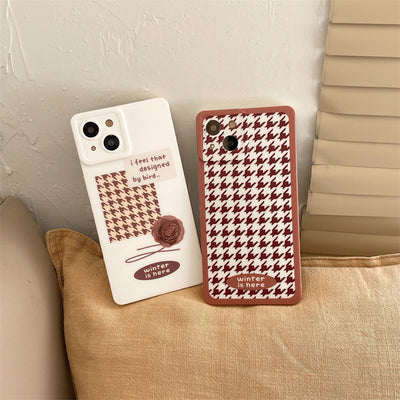Funda para Celular Cuadros Ingleses con Firma Grabada