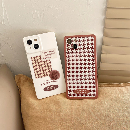Funda para Celular Cuadros Ingleses con Firma Grabada